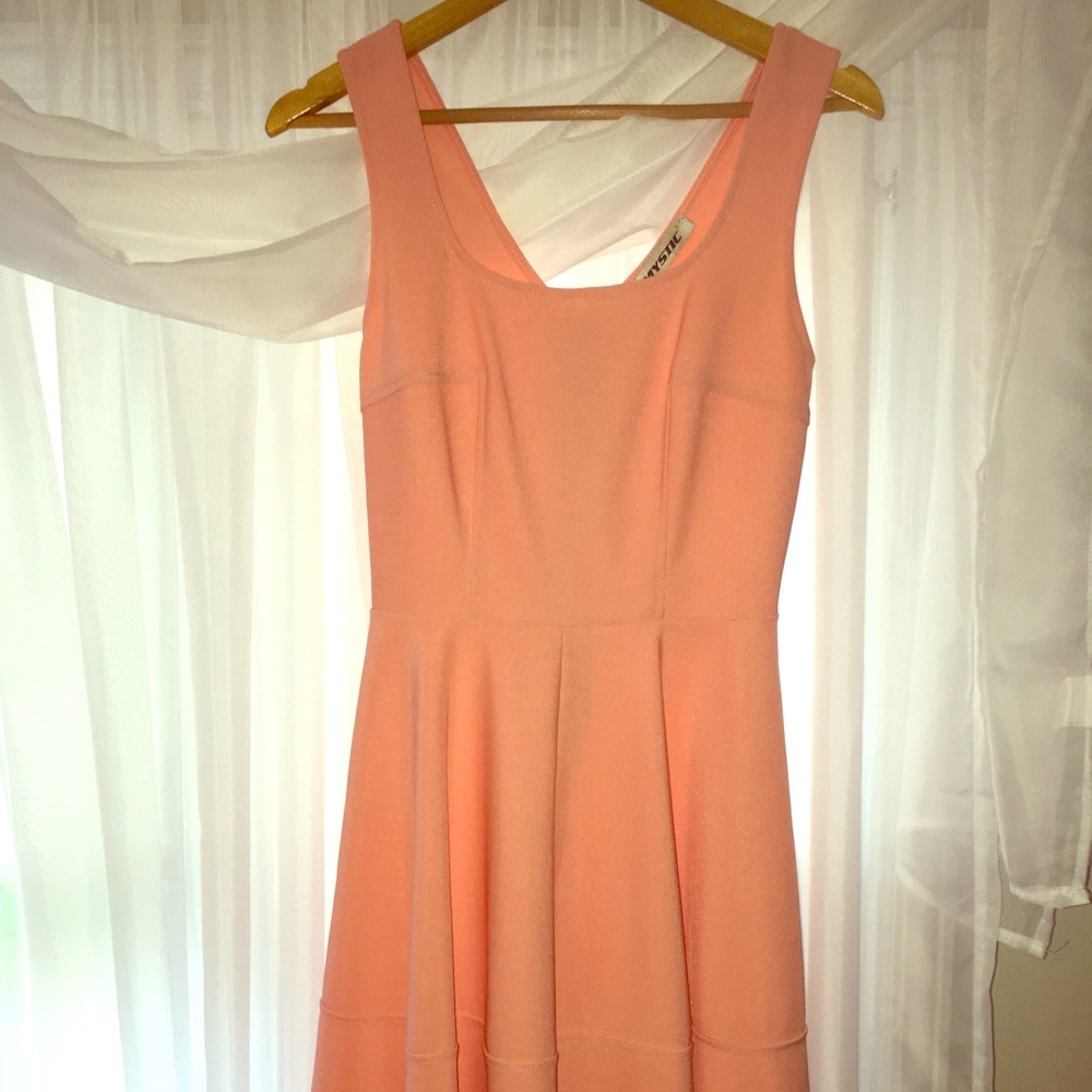 Peach dress